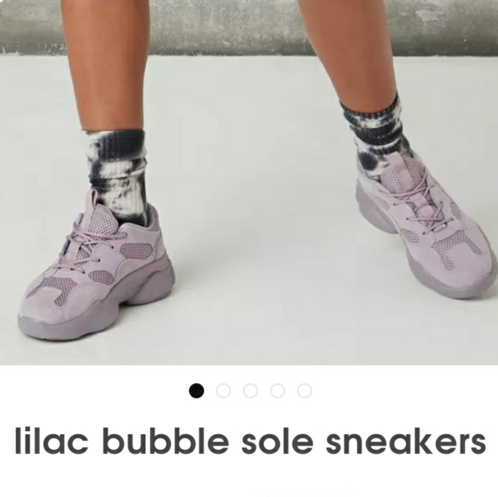 Sneakers Missguidedus Lilac 8 New In Box